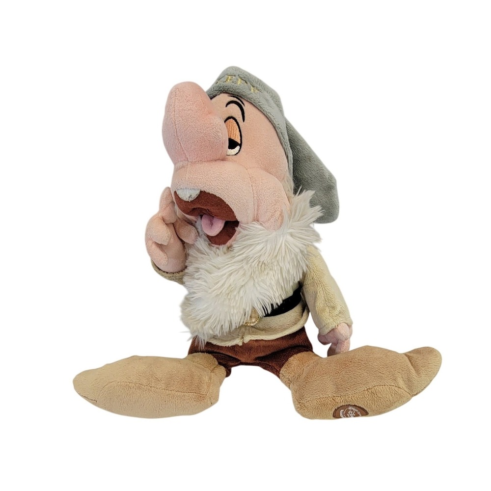 Disney Store Sleepy Plush Snow White Dwarf Stuffed Animal Toy